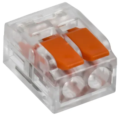 Клемма пружинная IEK UKZ60-412-100-G, 2 контакта, 0,2–4 мм², 32 А
