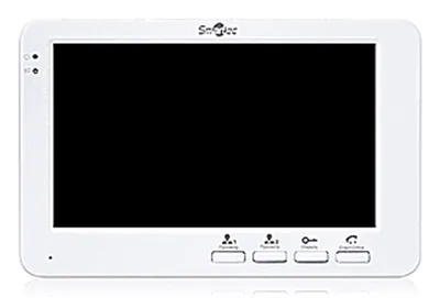 Монитор видеодомофона Smartec ST-MS107-WT, 7", 4-проводная линия