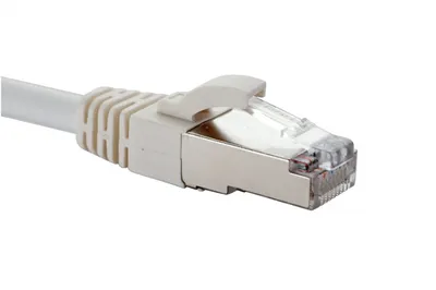 Патч-корд Eurolan 21D-SA-03WT, Cat.6A, S/FTP, 3м, белый