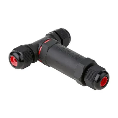 Коннектор кабельный EKF plc-uac-cb3T, Т-образный, 3PIN, IP68