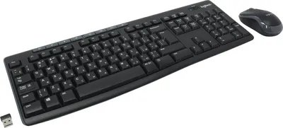 Комплект Logitech MK270, клавиатура 112 клавиш + мышь 1000 dpi, 2.4 ГГц, USB