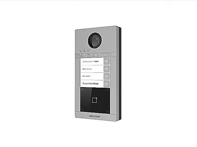 Вызывная панель Hikvision DS-KV8413-WME1(C)/Flush, IP, 2 Мп, 4 абонента, Wi-Fi, PoE