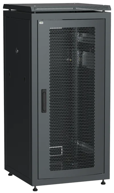 Шкаф ITK LN05-28U66-P, 19", 28U, 600×600мм, перфорированная дверь