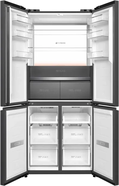 Холодильник TCL RCD-538ADGG, двухкамерный, инвертор