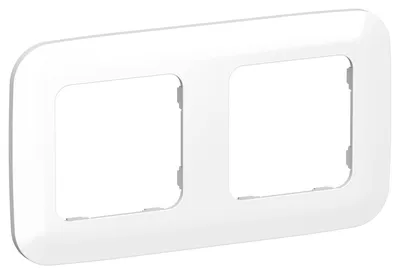 Рамка IEK FLITE Artistic FI-M22-31-20-K01, 2-местная, белая, IP20