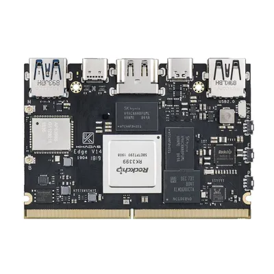 Одноплатный компьютер Khadas Edge Pro KEG1-P-002, Rockchip RK3399, Hexa-Core