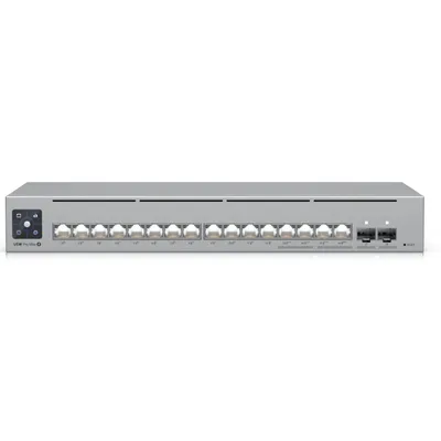 Коммутатор Ubiquiti USW-Pro-Max-16-PoE, 12×1GbE PoE+ + 4×2.5GbE PoE++, 2×10G SFP+, 180 Вт
