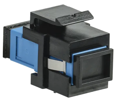 Модуль ITK CS1-FSCU-1C, Keystone Jack SC UPC (Simplex), синий