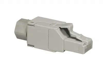 Разъём RJ45 Eurolan 13A-U5-03GY, Cat.5e, U/UTP, серый