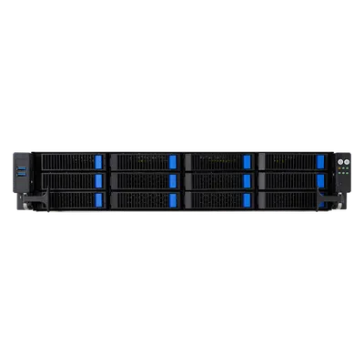 Сервер ASUS RS720-E11-RS12U, 2U Rack, 2×LGA4677, 32×DDR5, 12×3,5"