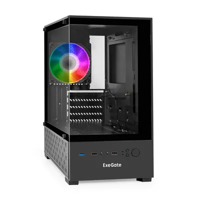 Корпус компьютерный ExeGate i3 SEA 298757, Minitower, mATX, БП 800NPX