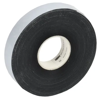 Изолента IEK MIXTAPE PRO MT7-IZ32-C076-19-09, самослипающаяся, 19 мм, 5 м, чёрная