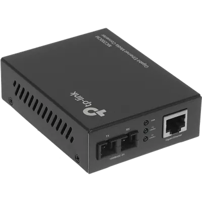 Медиаконвертер TP-Link MC200CM, 1000Base-T RJ45 — 1000Base-SX SC, многомодовый, до 550 м