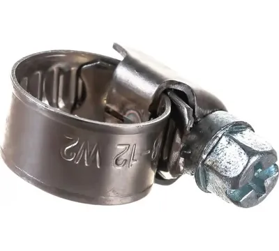 Хомут червячный Европартнёр G1 0864, 8-12 мм, нержавеющая сталь, 1 шт.