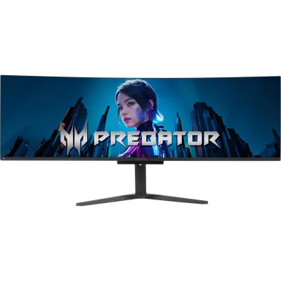 Монитор Acer Predator X49Xbmipphuzx, 49" QD-OLED, 5120x1440, 240 Гц, 32:9