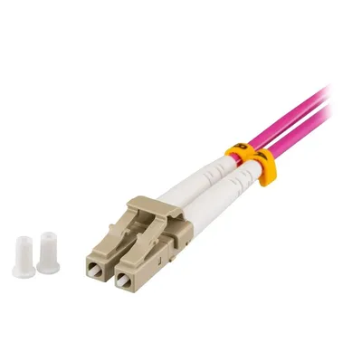 Патч-корд оптический Rexant 50-2611-15, MM OM4 50/125, LC–LC duplex, 15 м