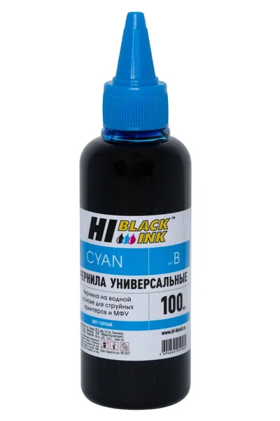 Чернила Hi-Black Универсальные для Brother (Тип B-V1), C, 0,1 л.