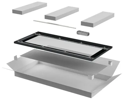 Дверь ITK LINEA N LN05-18U8X-DR, стеклянная, 18U, 800 мм, RAL 9005