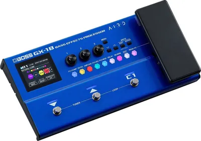 Процессор эффектов Boss GX-1B, для бас-гитары, 16 усилителей, 130 эффектов, USB