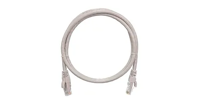 Патч-корд Nikomax NMC-PC4UE55B-015-C-GY, кат.6, U/UTP, 2×RJ45, 1.5 м, LSZH, серый