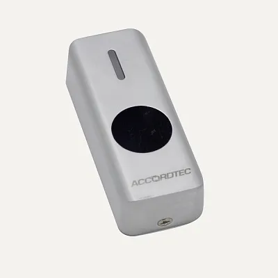 Кнопка выхода бесконтактная ACCORDTEC AT-06211 AT-H810M-W, DC 24В, металл