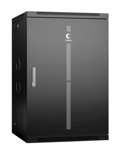 Шкаф телекоммуникационный Cabeus SH-05F-22U60/60m-R-BK, 19" 22U, 600x600x1082 мм