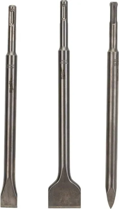 Долото Milwaukee 4932430001, SDS+, 250мм, 3шт