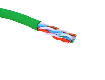 Кабель витая пара Eurolan 19C-U5-12GR-B305, Cat.5e, U/UTP, 305м, зелёный