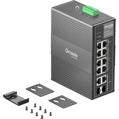 Коммутатор TP-Link IES210GPP, Omada, 8×1GbE, 6×PoE+, 2×PoE++, 240 Вт