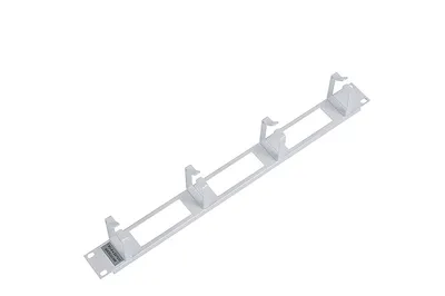 Органайзер кабельный Remer (ЦМО) ГКО-О-4.62, 19" 1U, 4 кольца, с окнами