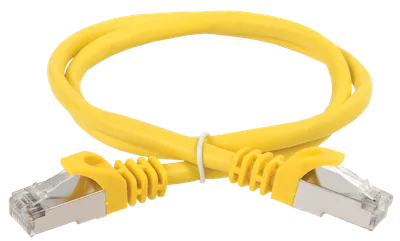 Патч-корд ITK PC05-C5EF-5M, Cat.5e FTP, 5 м, RJ45-RJ45, желтый