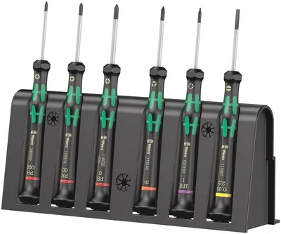 Набор отвёрток WERA WE-030181, 6 предметов, для прецизионных работ
