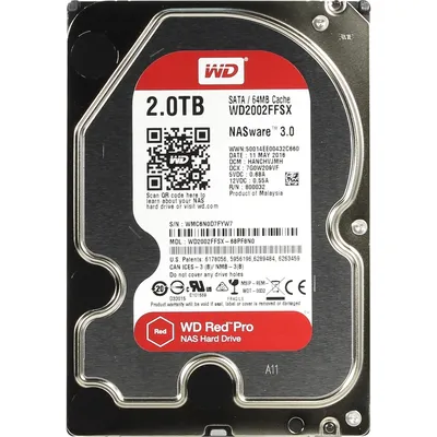 Жесткий диск Western Digital WD2002FFSX, 2 ТБ, SATA III, 7200 об/мин