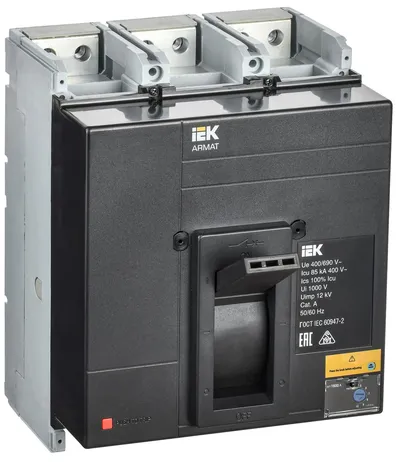 Автоматический выключатель IEK ARMAT AR-MCCB-3N-085-1600A-MTUC, 3P, 1600 А, 85 кА