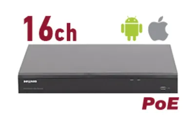 IP видеорегистратор Beward RK2216-P, 12Мп, 16-порт PoE, 2xSATA