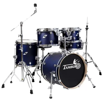 Ударная установка TAMBURO TB FORMULA22SBL, 5 барабанов, бочка 22, Satin Blue