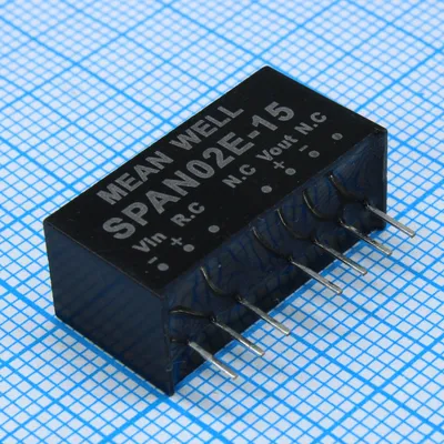 Преобразователь DC-DC Mean Well SPAN02E-15, 2Вт, на плату