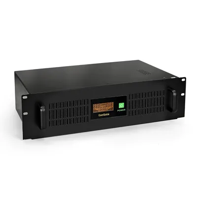 ИБП ExeGate EP270874RUS ServerRM UNL-1500, 1500ВА/900Вт, Rack 3U, LCD