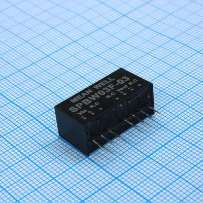 Преобразователь DC-DC Mean Well SPBW03F-03, 3Вт, 9…36В вход, 3.3В/700мА, SIP8