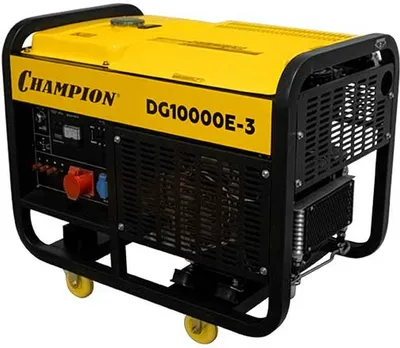 Генератор Champion DG10000E-3, дизельный, трёхфазный, 11 кВт, 380/220 В