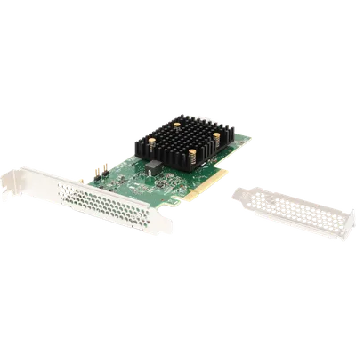 RAID-контроллер Broadcom MegaRAID 9540-8I SGL (05-50134-03 / 03-50134-07001) PCIe 4.0 x8 LP, SAS/SATA, 8port(1 * int SFF8654), 3808ROC, SGL
