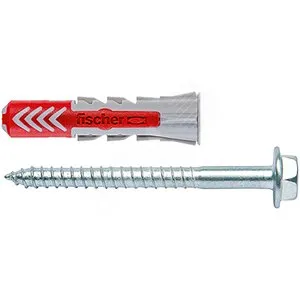 Дюбель Fischer DUOPOWER 5х25 S, 5×25 мм, с шурупом, 50 шт