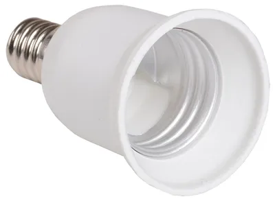 Патрон-переходник IEK EPR21-01-01-K01, E14/E27, 250 В, 10 А, IP20