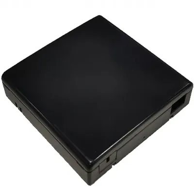 Розетка оптическая SNR SNR-FTB-02VS-BK, 2 порта, SC/LC, внутриобъектовый, черная