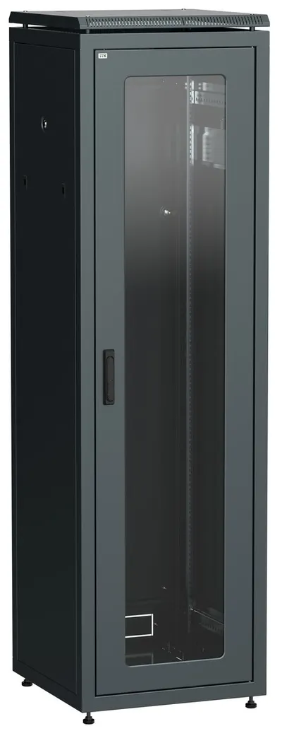 Шкаф ITK LN05-38U68-G, 19", 38U, 600x800 мм, черный