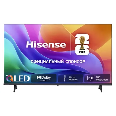 Телевизор Hisense 40A5S, 40", QLED, Full HD, Smart TV