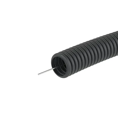 Труба гофрированная DKC 71720, ПНД, d20 мм, лёгкая, с протяжкой, IP55, 100 м