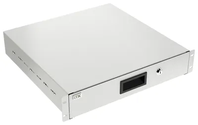Ящик выдвижной ITK DD35-2U, 2U, 19", сталь, RAL 7035