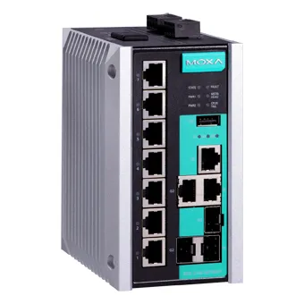 Коммутатор MOXA EDS-510E-3GTXSFP, L2, 3×1GbE, 3 Combo SFP, IP30