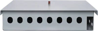 Кросс оптический SNR-ODF-8RE-FC, настенный, до 8 портов FC/ST, IP20, сталь